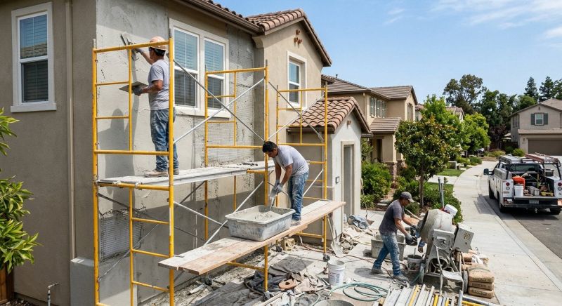 Stucco Siding Installation in Napa, CA